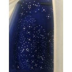 Prachtige Gala jurk van het met Opaack, blauw met glitter
