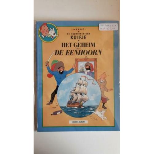 KUIFJE DUBBELALBUMS Hard- en softcovers door Hergé