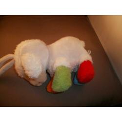 happy horse schaap wit gekleurde poten rammel/piep/korrels