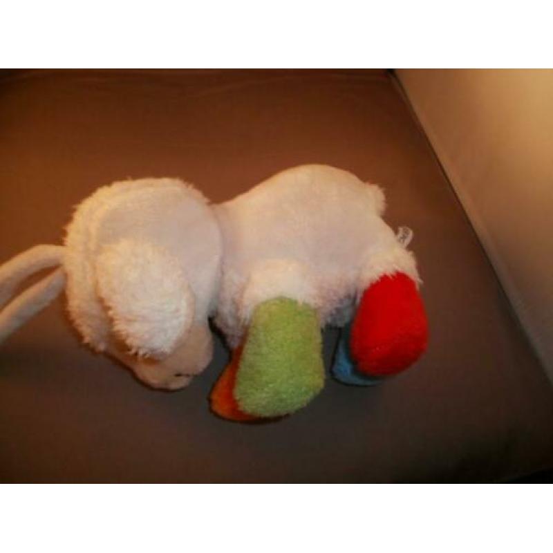 happy horse schaap wit gekleurde poten rammel/piep/korrels