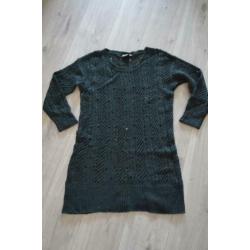 Zwart jurk, tuniek PESCARA, maat L (PP14)
