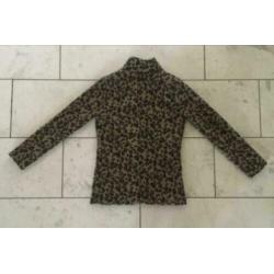Carnavals jas/blazer tijgerprint maat 176