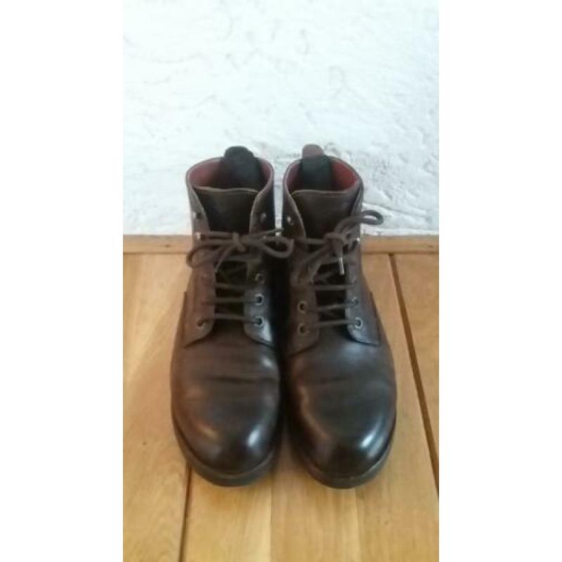 Stoere leren wolky wandel schoen boots lage laarzen maat 39