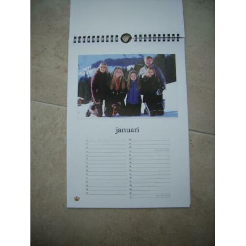 Nieuw:verjaardagskalender ons Oranjehuis met nieuwste foto's