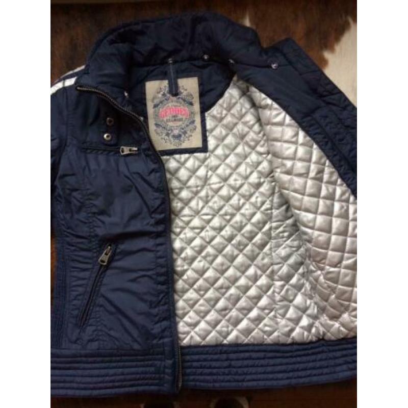 winterjas / bomberjack - donkerblauw maat S - als NIEUW
