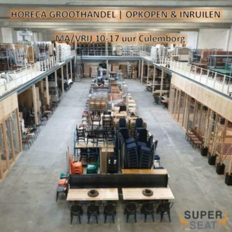 HORECA VINTAGE LEREN KUIPSTOELEN, stoel Charlie Logan 263