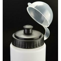 Bidon 750 ml wit met zwart racefiets mtb