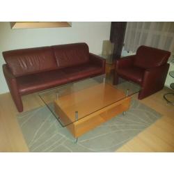 Leren LEOLUX bankstel set