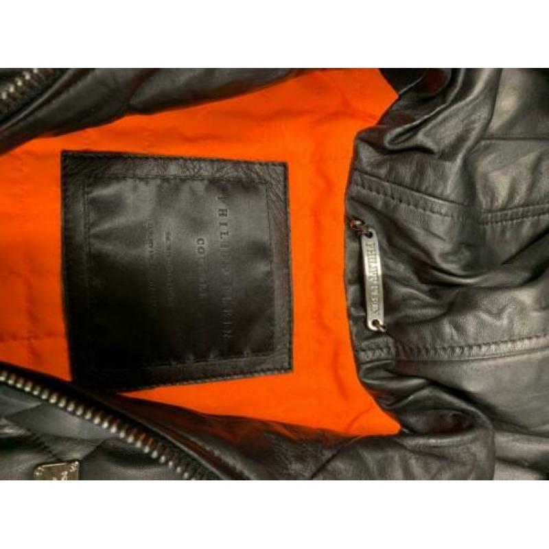 Philipp Plein leren gilet