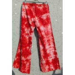 WATCHER koraal/rose batik babyrib broek mt 38