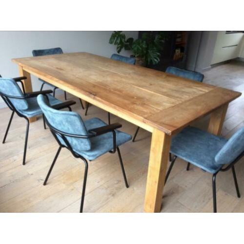 Robuste Teakhouten eettafel
