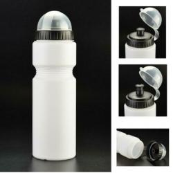 Bidon 750 ml wit met zwart racefiets mtb