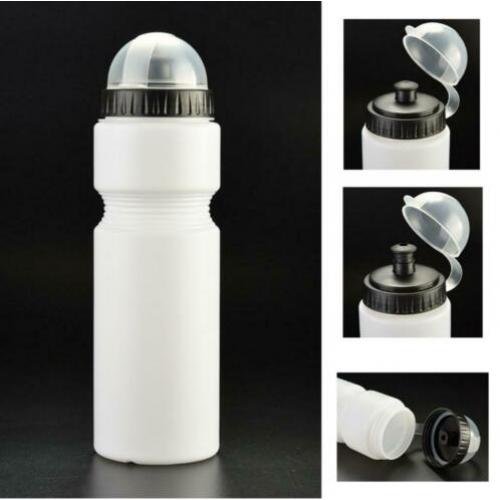 Bidon 750 ml wit met zwart racefiets mtb