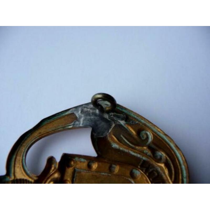 oud baret embleem - WAPEN DER INFANTERIE - NULLI CEDO - (2)