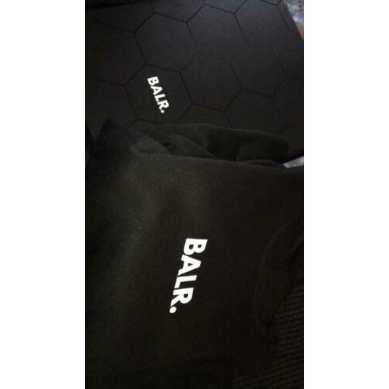 Nieuw balr hoodie trui zwart maat S heren met doos