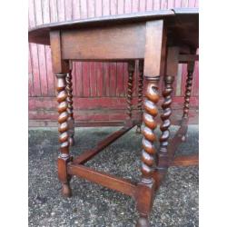Antieke Engelse hangoor tafel eikenhout