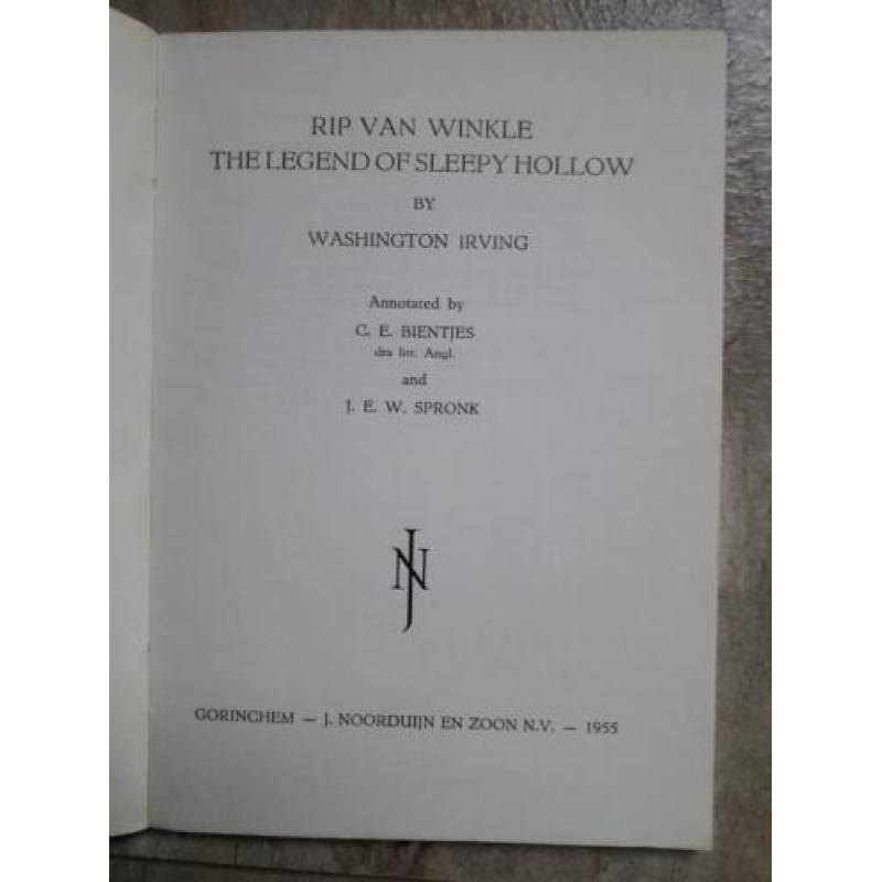 Rip van Winkle, the legend of sleepy hollow