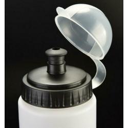 Bidon 750 ml wit met zwart racefiets mtb