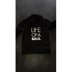 Nieuw balr hoodie trui zwart maat S heren met doos