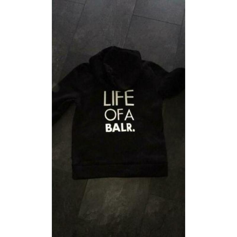 Nieuw balr hoodie trui zwart maat S heren met doos