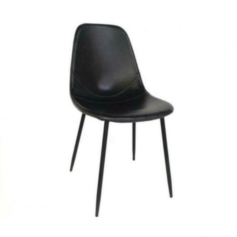 HORECA VINTAGE LEREN KUIPSTOELEN, stoel Charlie Logan 263