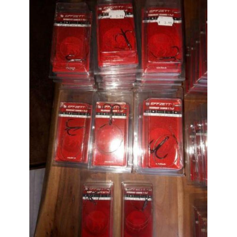 DAM Effzett Deadbait leaders 7x7 (50 en 60cm) kant klaar..