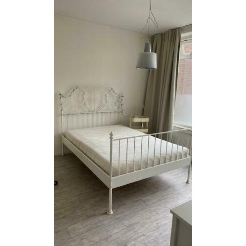 IKEA Leirvik bedframe 140x200 incl lattenbodem en/of matras