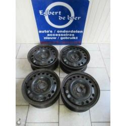4x 15 inch stalen velg velgen Opel Zafira A, bj '99 t/m '05