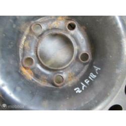 4x 15 inch stalen velg velgen Opel Zafira A, bj '99 t/m '05