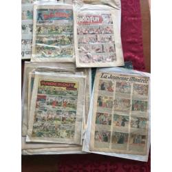14 oude engelse kranten strips 1915-1930