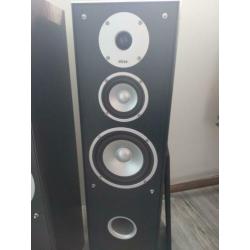 Eltax Concept 180 speakers, zuilen, zwart.
