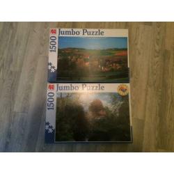 7 puzzels van 1500 stukjes