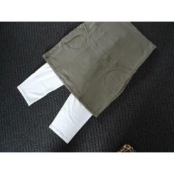 2 x witte noppies legging S/M (1 nieuwe / 1 gebruikt)