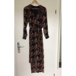 Nieuw! Maison Scotch maxi wikkeljurk maat M