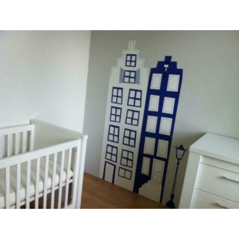 Complete babykamer | commode | kast | ledikant | wit modern