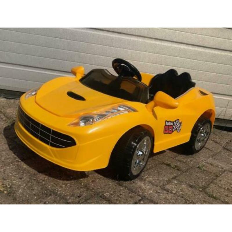 Ferrari Spider look 6v geel + afstandsbediening AANBIEDING