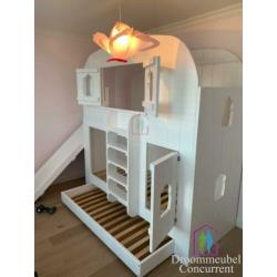 Bedhuisje Boomhutbed Steigerhout Aladdin GRATIS MONTAGE!!