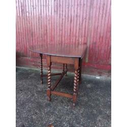 Antieke Engelse hangoor tafel eikenhout