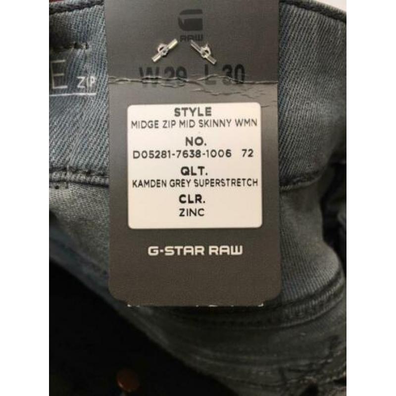 G star mid waist skinny jeans nieuw maat 29/30
