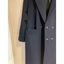 Maison Scotch winter manteljas in kleur donkerblauw