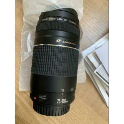 CANON lens EF 75-300MM F/4-5.6 - NIEUW IN DOOS! Ongebruikt.