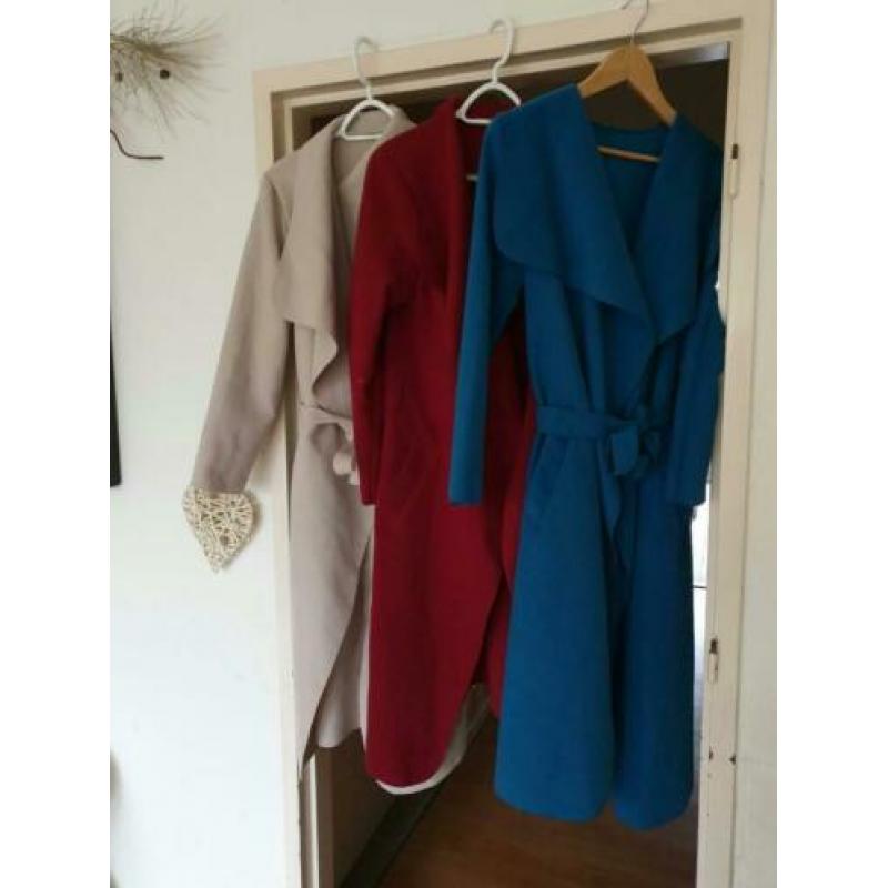 Mooie nieuwe jassen maat m in 3 verschillende kleuren