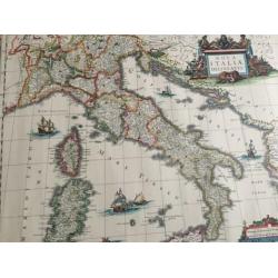 Oude kaart van Italië