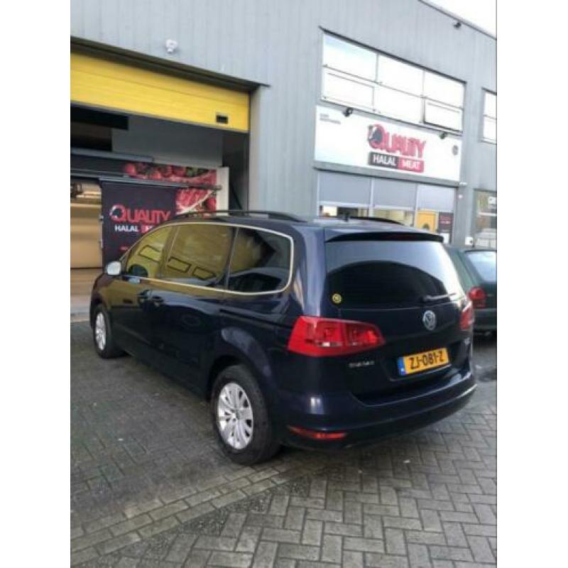 Volkswagen Sharan 2.0 TDI 100KW DSG 2012 Blauw.7 Zits