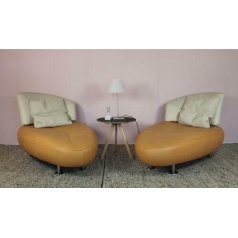 2 Leolux Kikko Chaise Longues , nette conditie