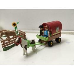 Playmobil set paarden en wagen