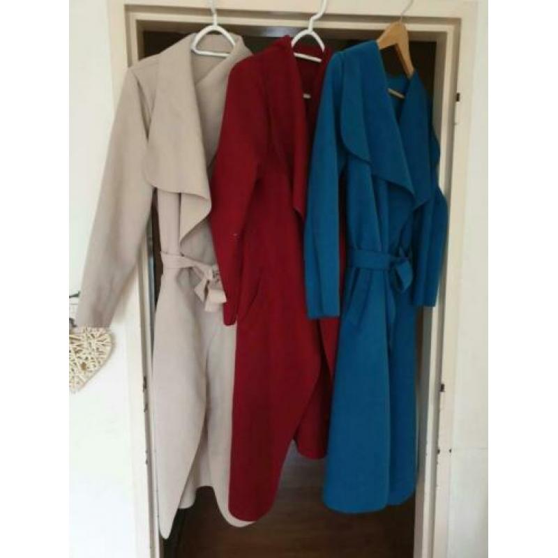 Mooie nieuwe jassen maat m in 3 verschillende kleuren