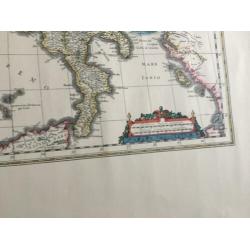 Oude kaart van Italië