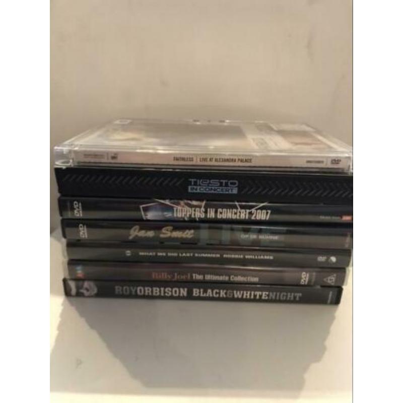 Muziek dvd’s (7 stuks)