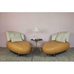 2 Leolux Kikko Chaise Longues , nette conditie